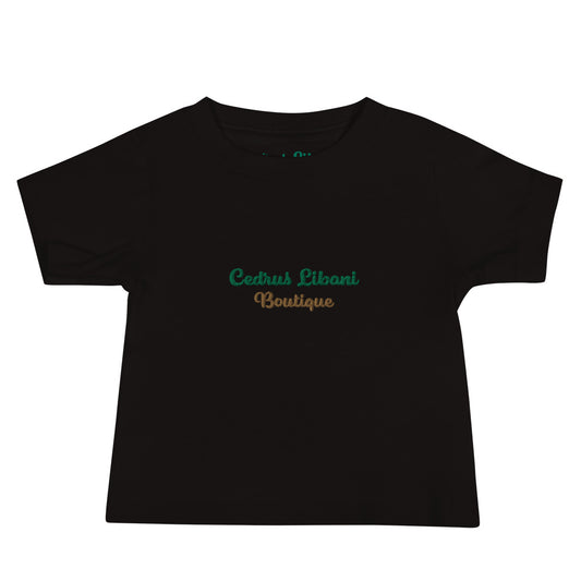 Script Embroidery Baby T-Shirt