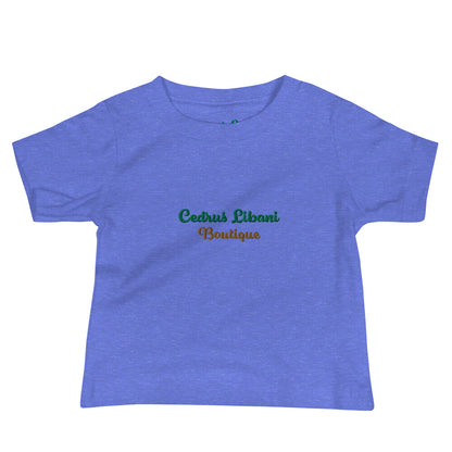 Script Embroidery Baby T-Shirt