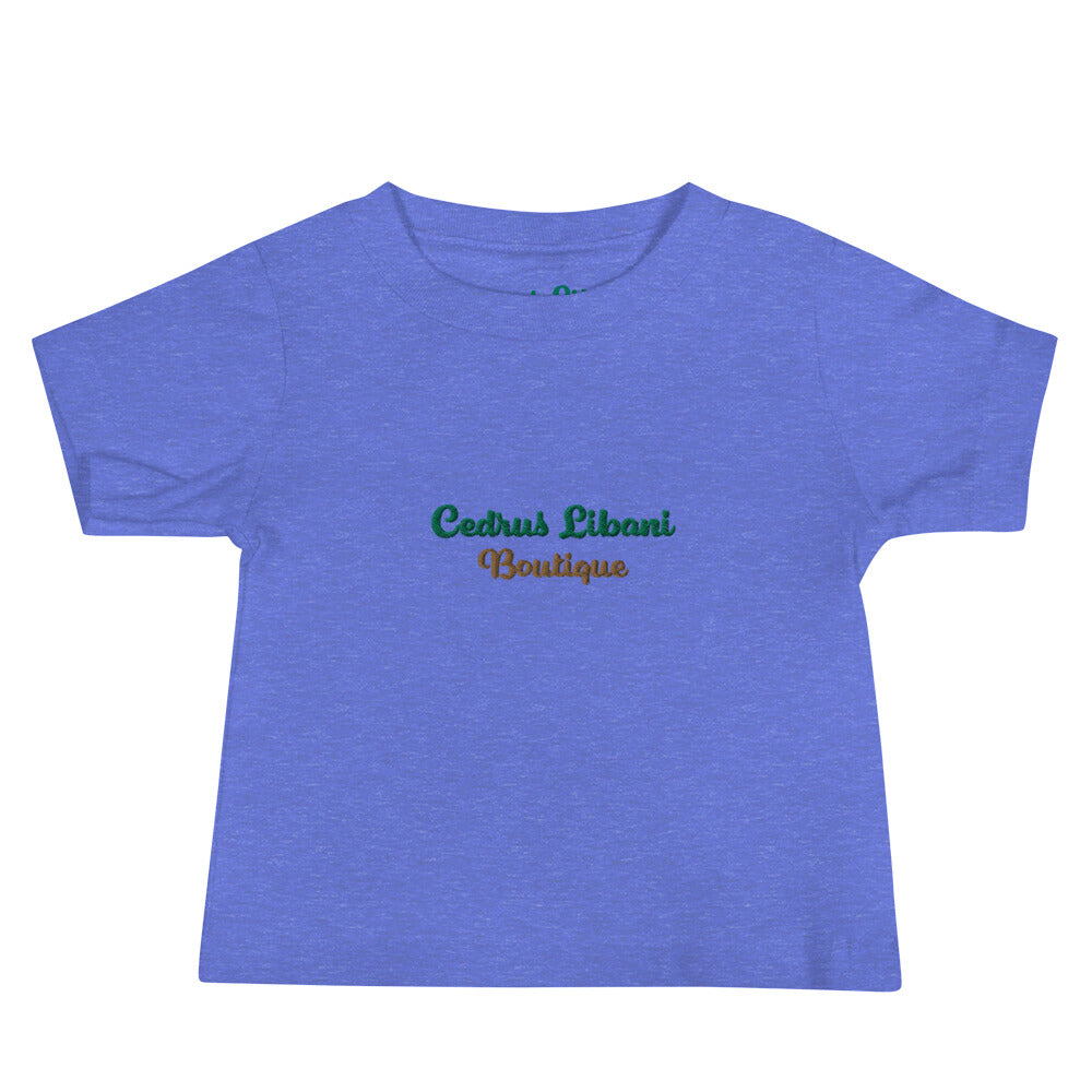 Script Embroidery Baby T-Shirt