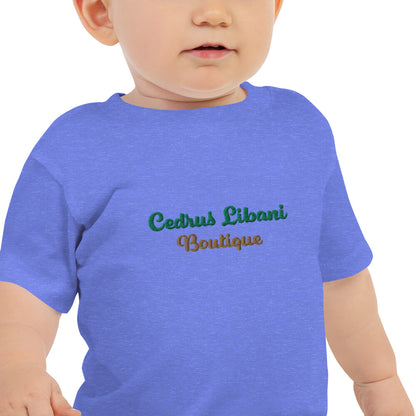 Script Embroidery Baby T-Shirt