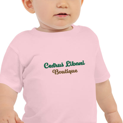 Script Embroidery Baby T-Shirt