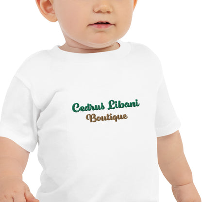 Script Embroidery Baby T-Shirt