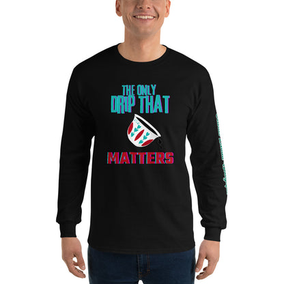 Qahwa Drip Men's Long Sleeve