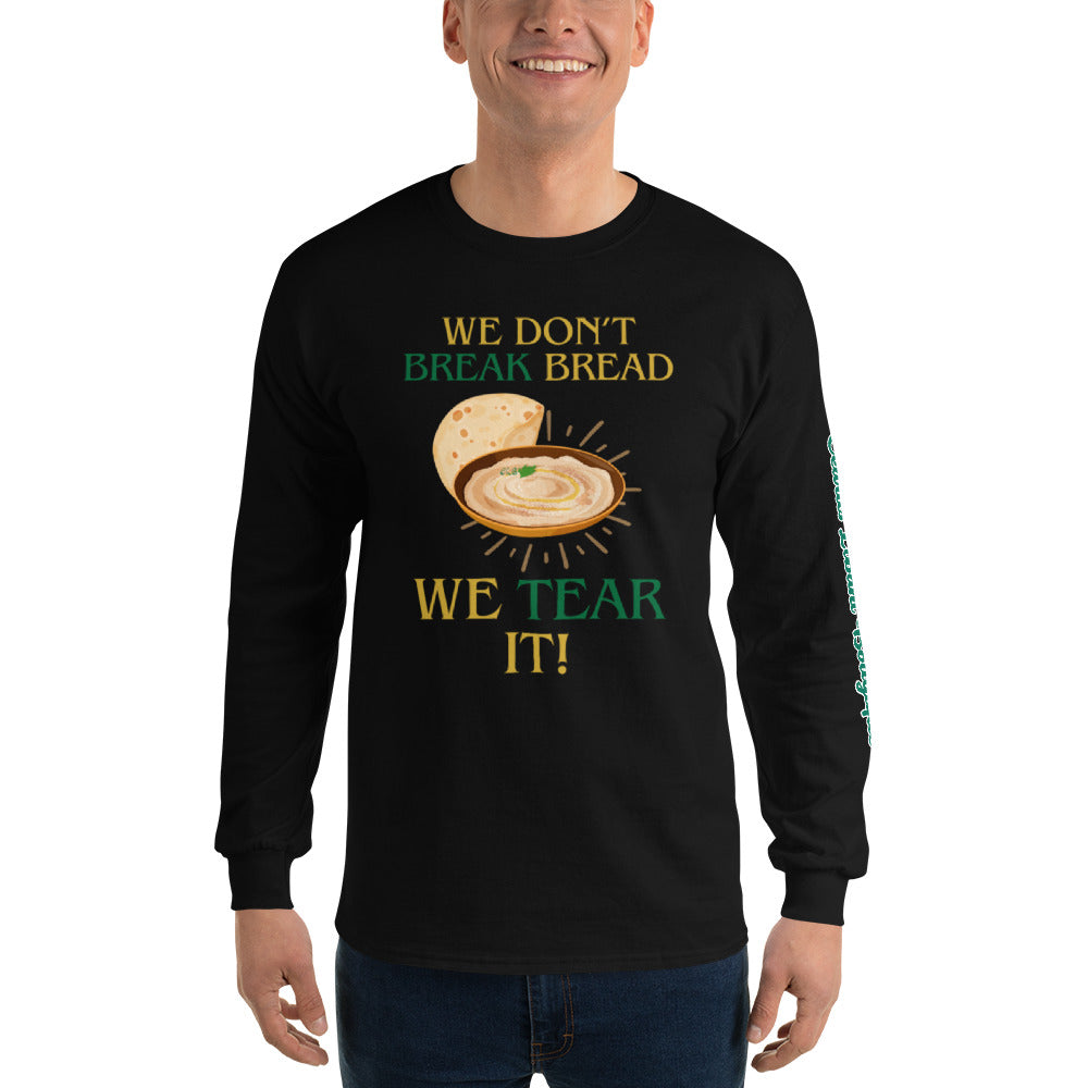 Hummus Pita Men's Long Sleeve