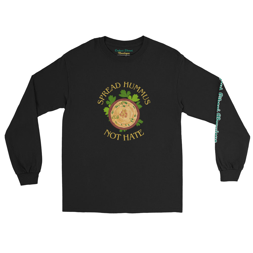 Hummus Spread Men's Long Sleeve