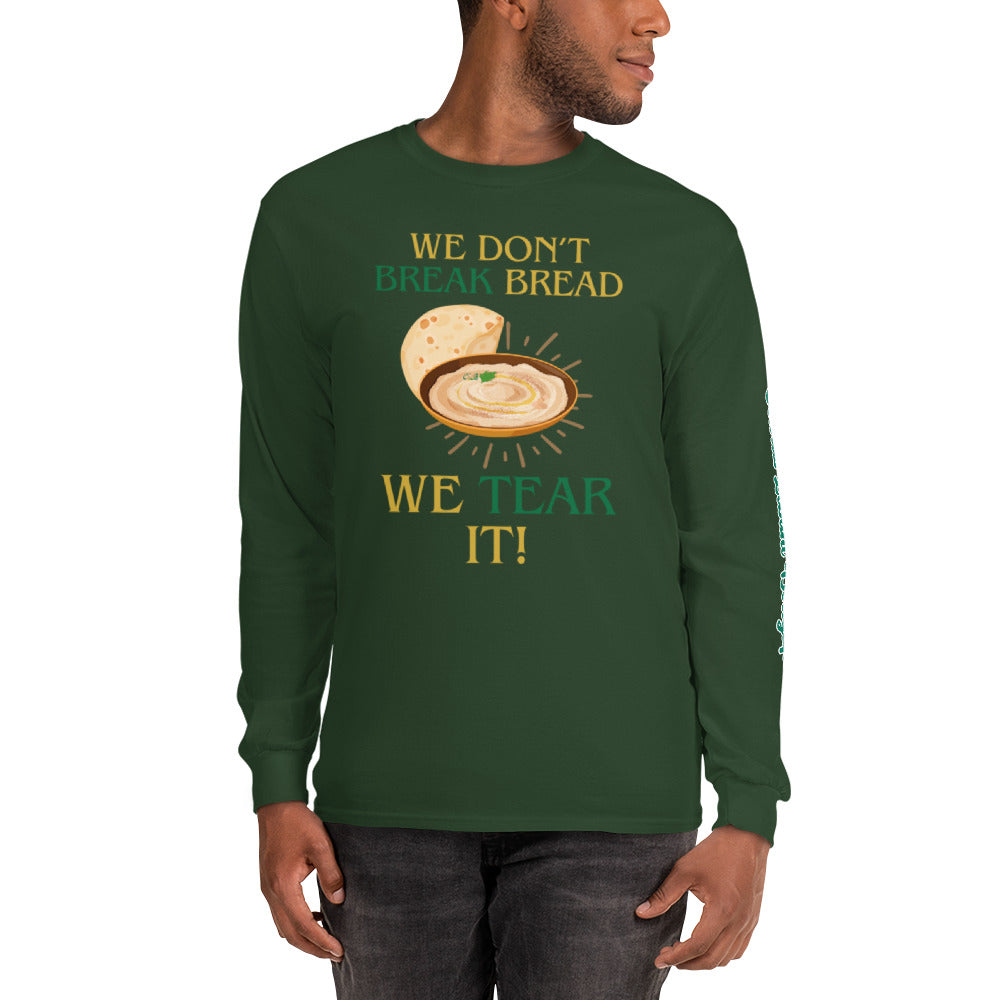 Hummus Pita Men's Long Sleeve