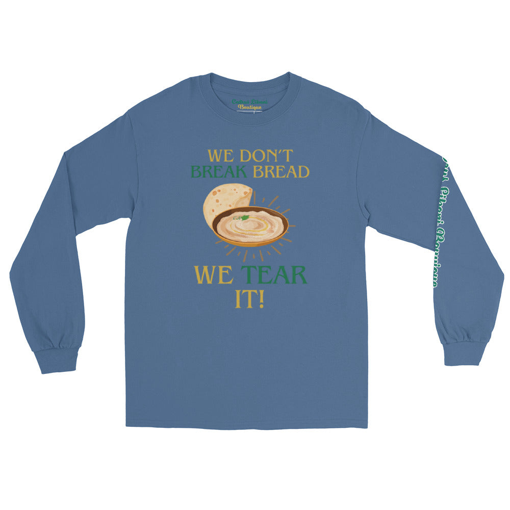 Hummus Pita Men's Long Sleeve