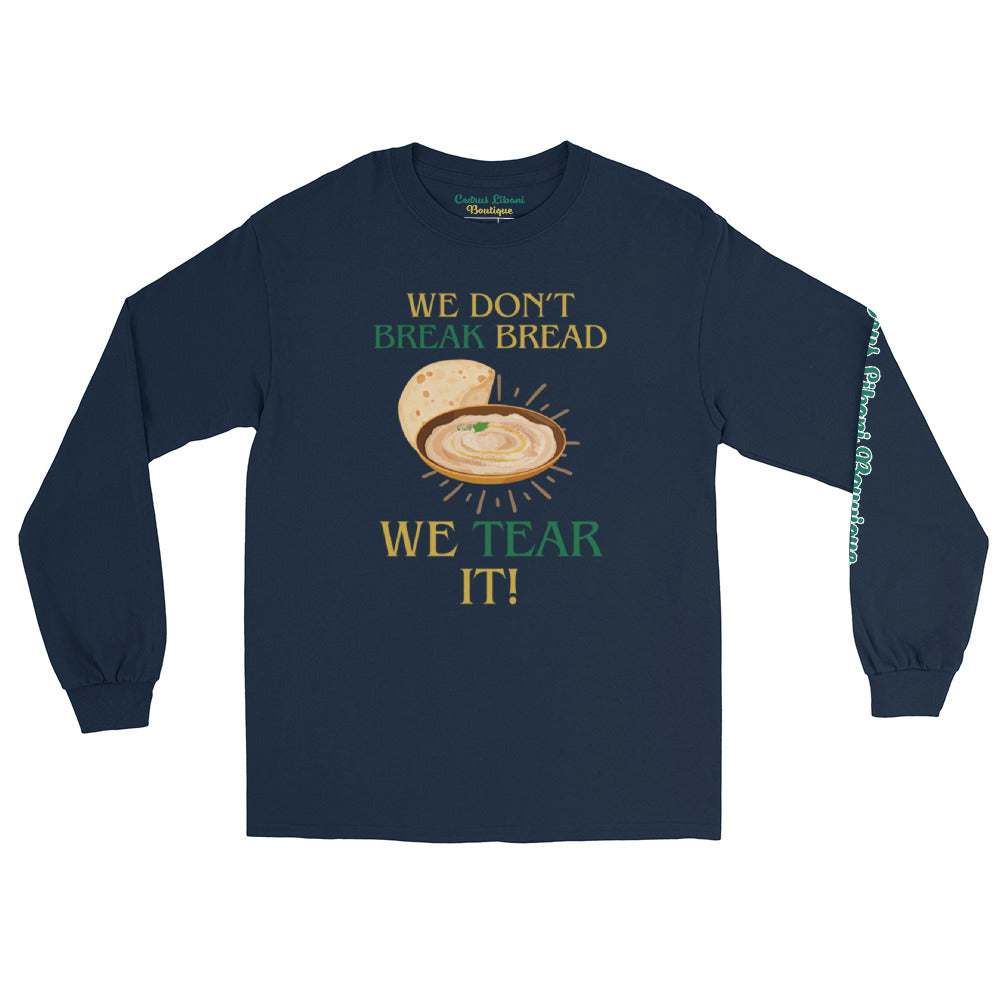 Hummus Pita Men's Long Sleeve