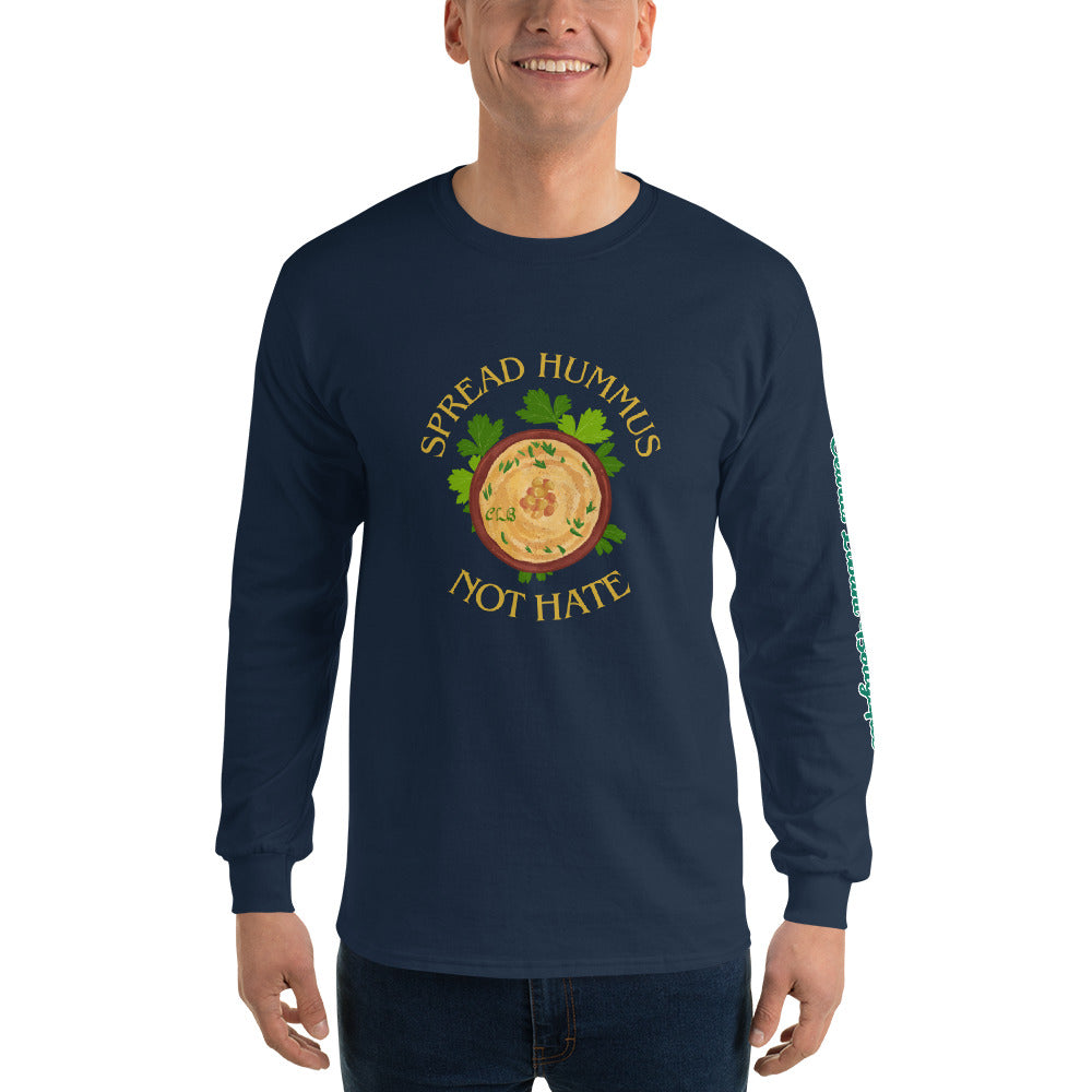 Hummus Spread Men's Long Sleeve