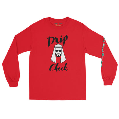 Drip Check Men's Long Sleeve