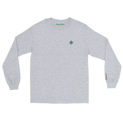 Cedar Embroidery Men's Long Sleeve