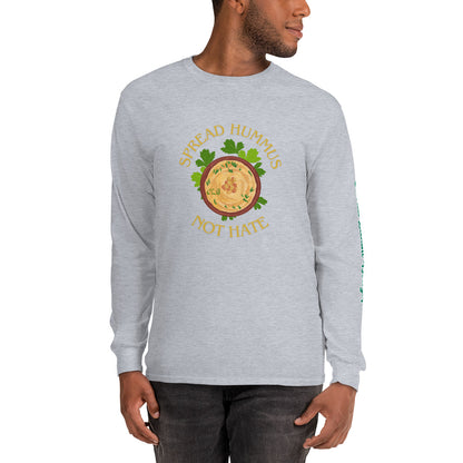 Hummus Spread Men's Long Sleeve