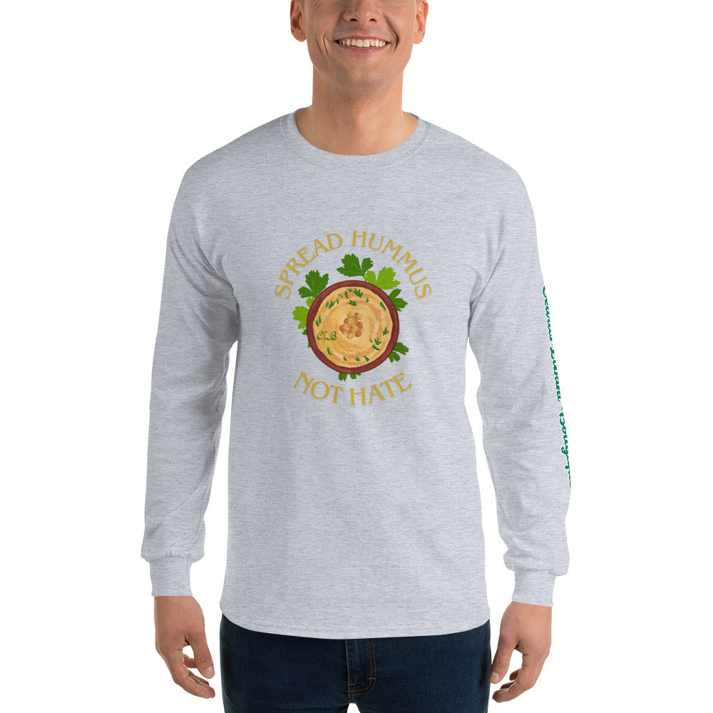 Hummus Spread Men's Long Sleeve