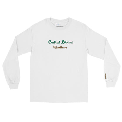 Script Embroidery Men's Long Sleeve