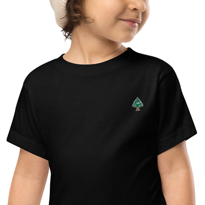 Cedar Embroidery Toddler T-Shirt