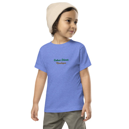 Script Embroidery Toddler T-Shirt