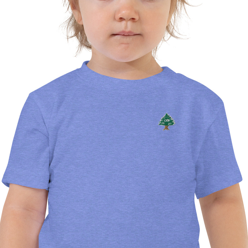 Cedar Embroidery Toddler T-Shirt