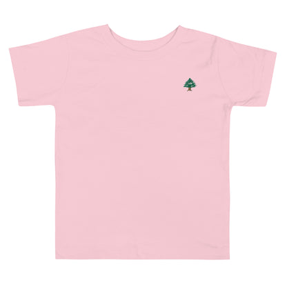 Cedar Embroidery Toddler T-Shirt