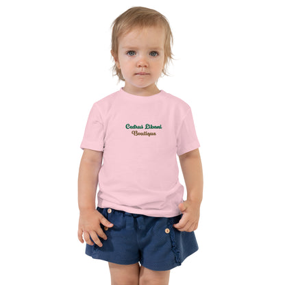 Script Embroidery Toddler T-Shirt