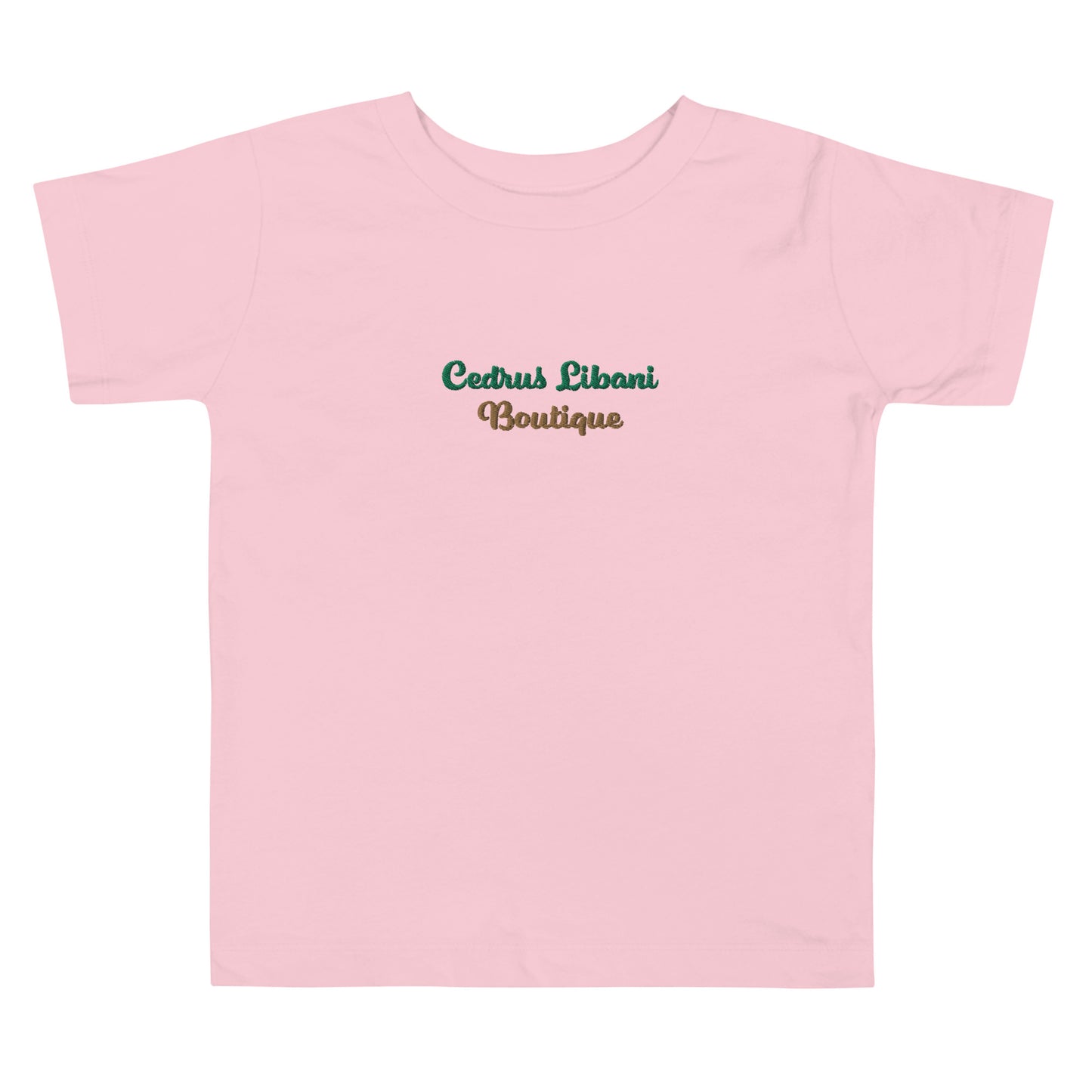 Script Embroidery Toddler T-Shirt