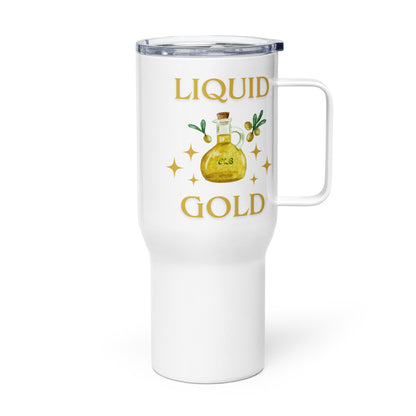 Liquid Gold Travel Mug