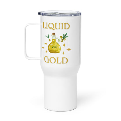 Liquid Gold Travel Mug