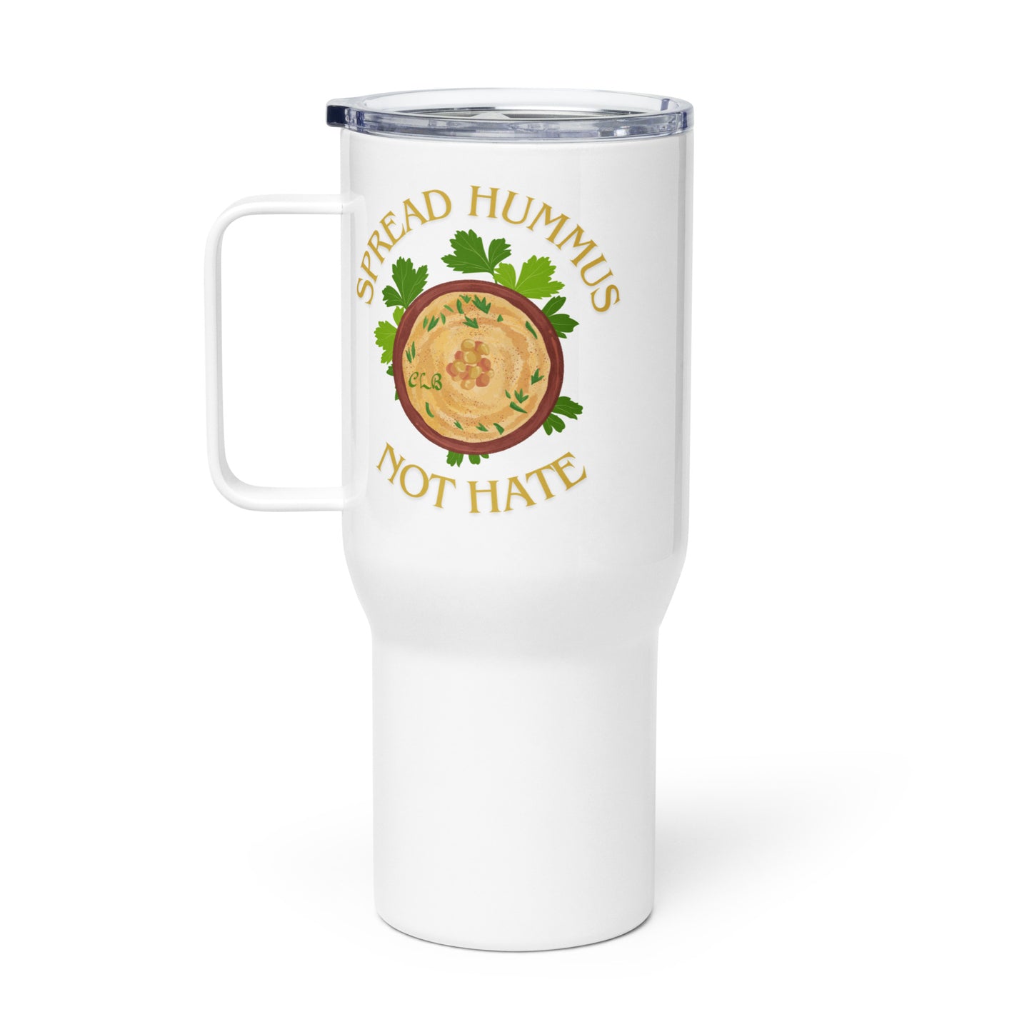 Hummus Spread Travel Mug