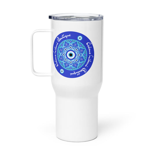 Evil Eye Mosaic Travel Mug