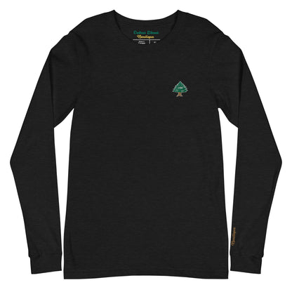 Cedar Embroidery Women's Long Sleeve