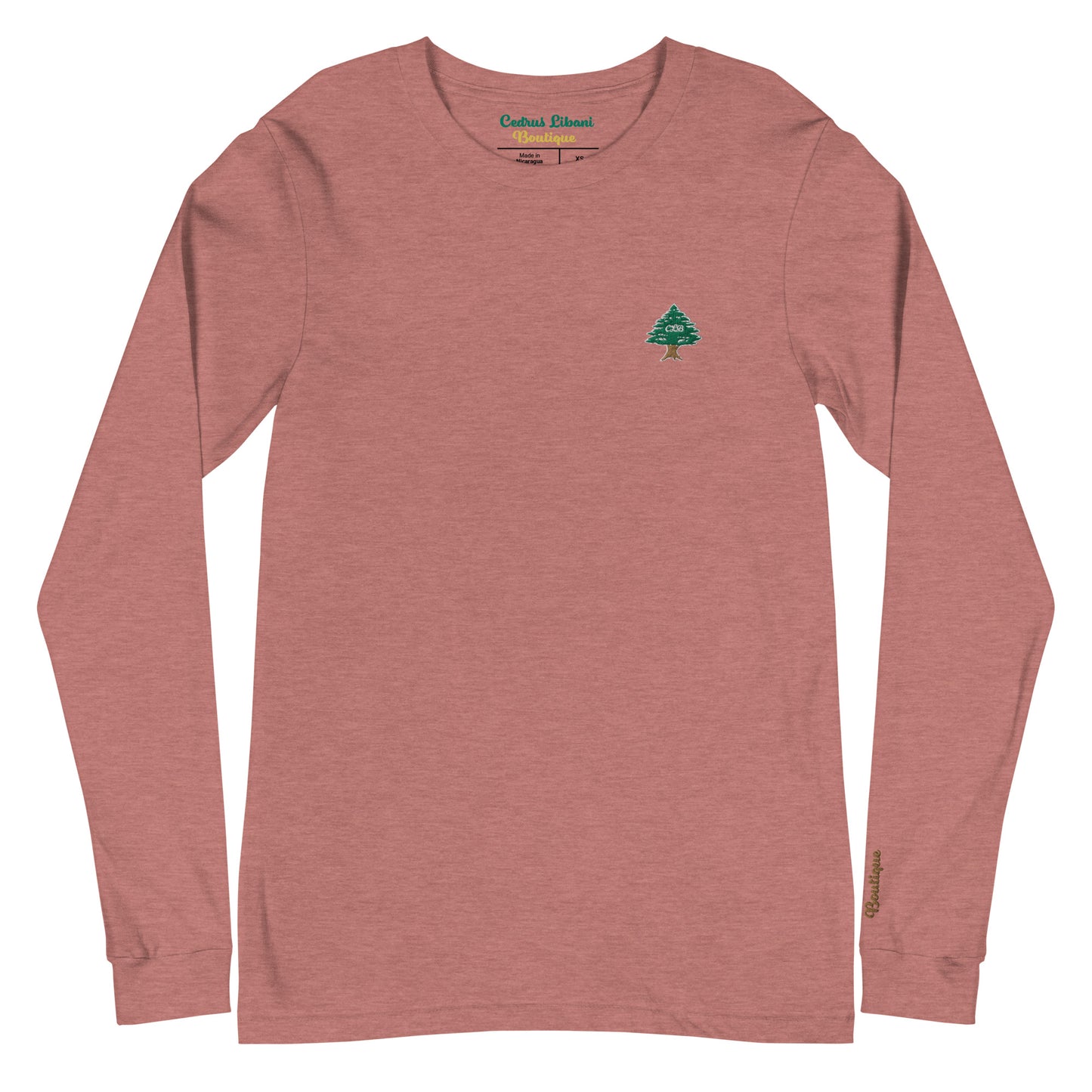 Cedar Embroidery Women's Long Sleeve