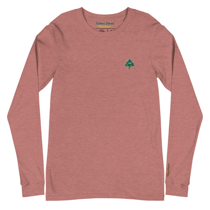 Cedar Embroidery Women's Long Sleeve