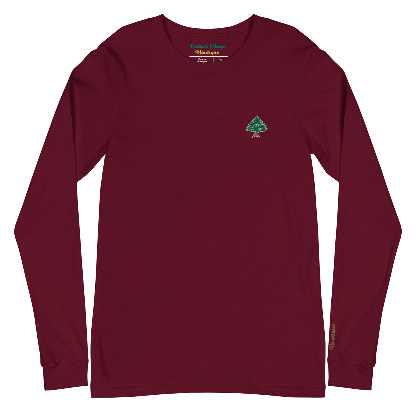 Cedar Embroidery Women's Long Sleeve