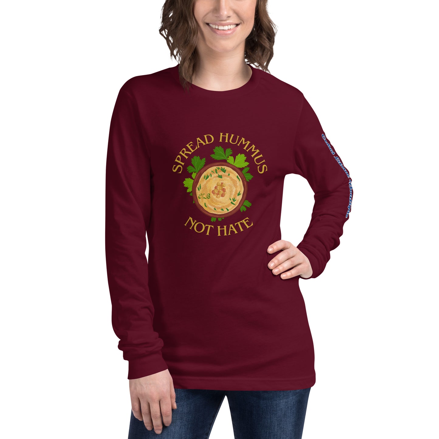 Hummus Spread Women's Long Sleeve