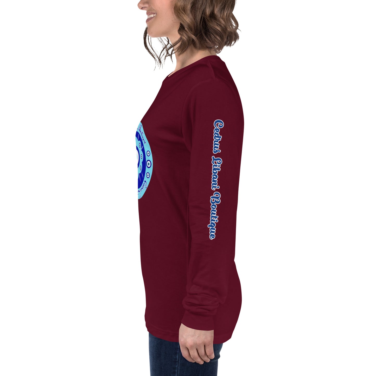 Evil Eye Flower Women's Long Sleeve