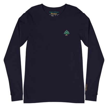 Cedar Embroidery Women's Long Sleeve