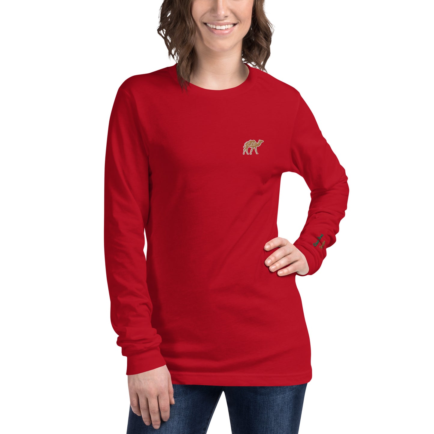 Camelus Embroidery Women's Long Sleeve