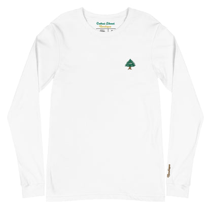 Cedar Embroidery Women's Long Sleeve