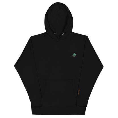 Cedar Embroidery Men's Hoodie