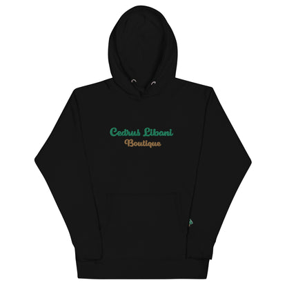 Script Embroidery Women's Hoodie