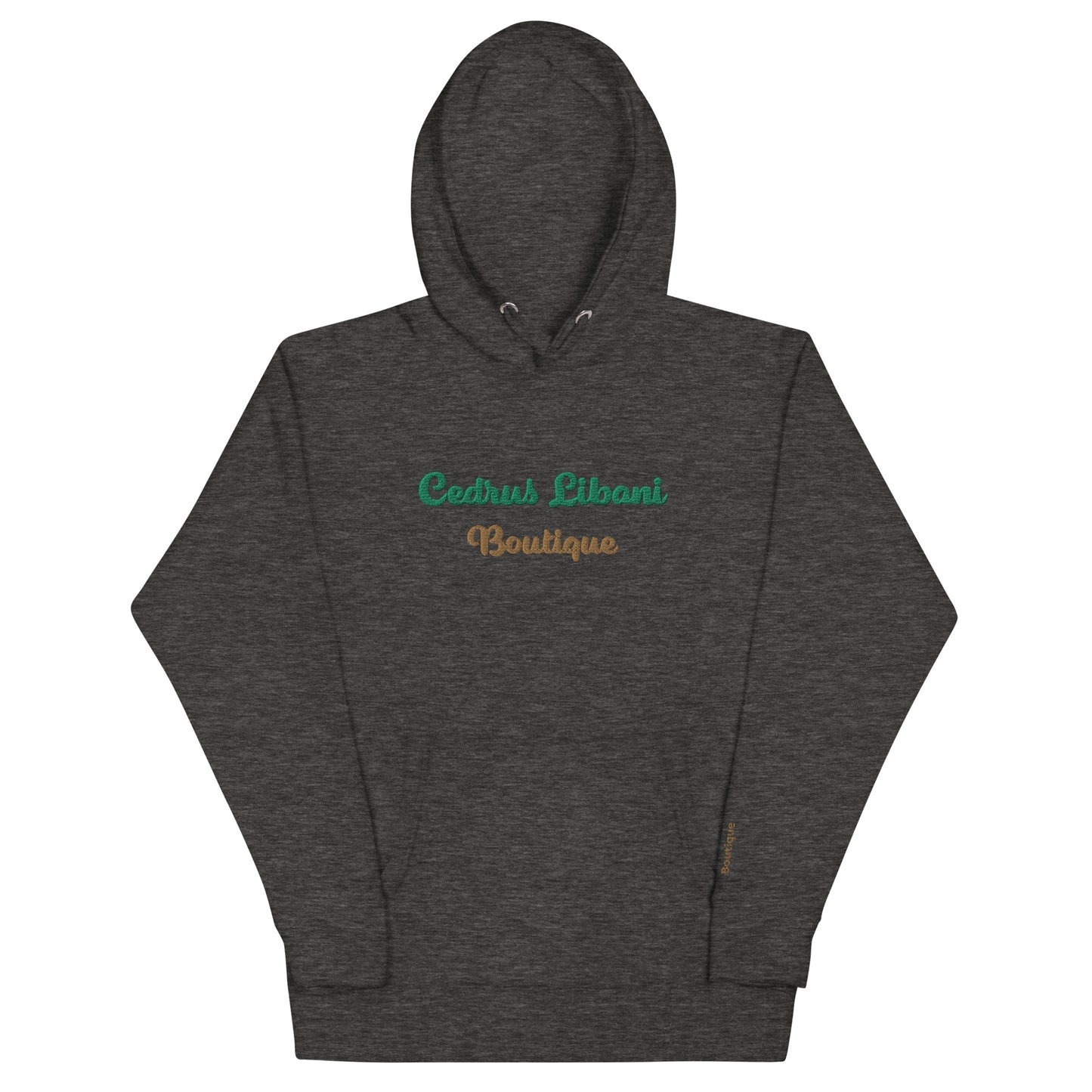 Script Embroidery Men's Hoodie