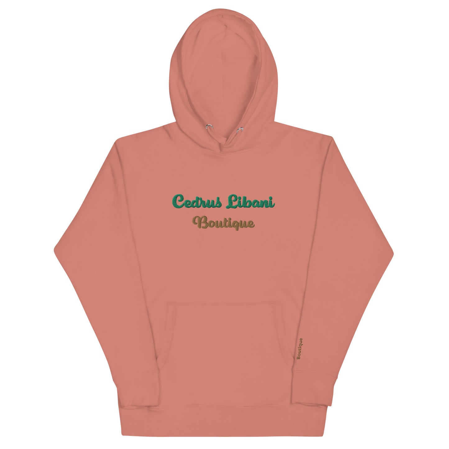 Script Embroidery Men's Hoodie