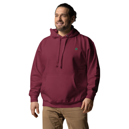 Cedar Embroidery Men's Hoodie