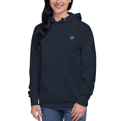 Cedar Embroidery Women's Hoodie