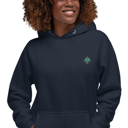 Cedar Embroidery Women's Hoodie