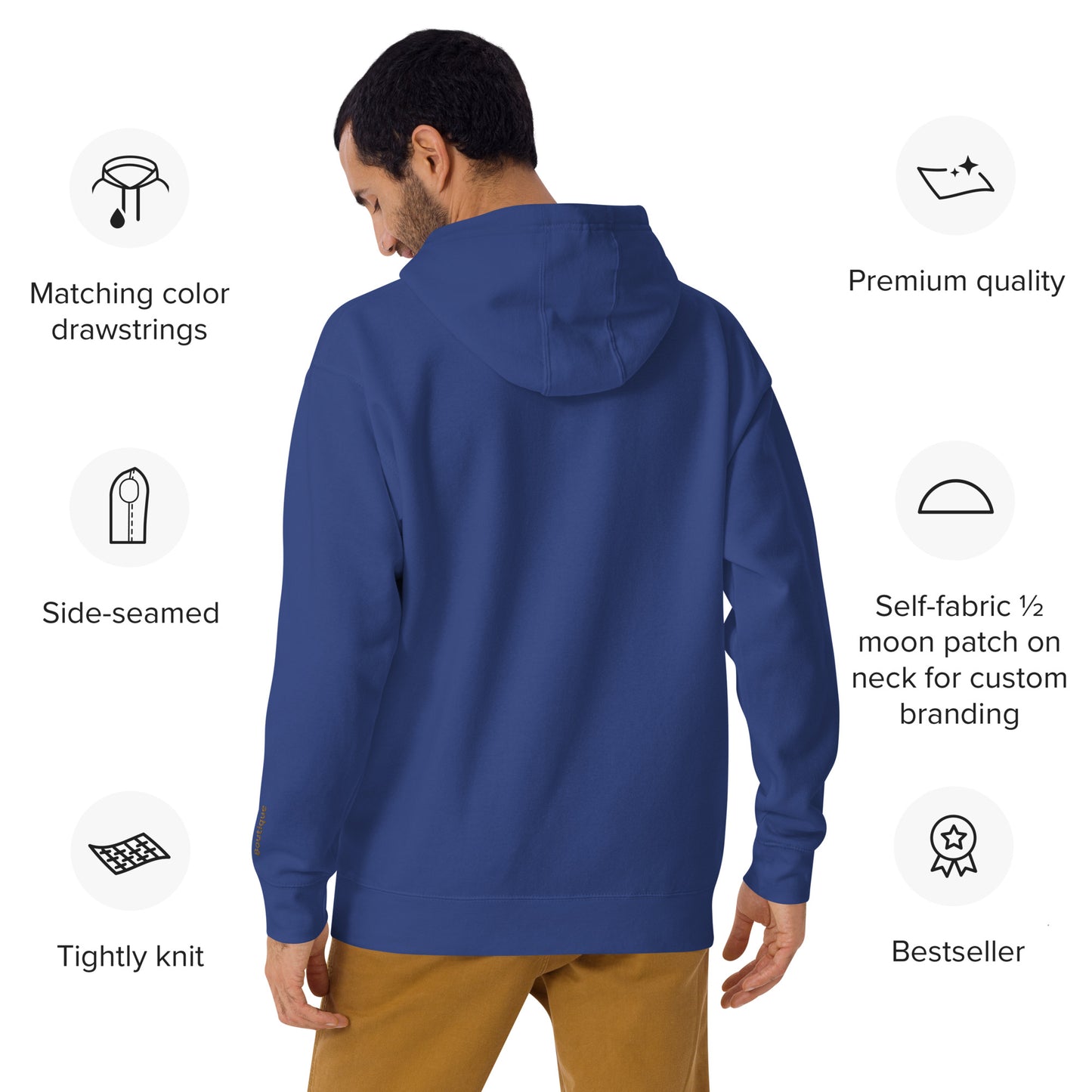 Insignia Embroidery Men's Hoodie