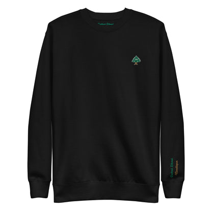 Cedar Embroidery Men's Sweatshirt