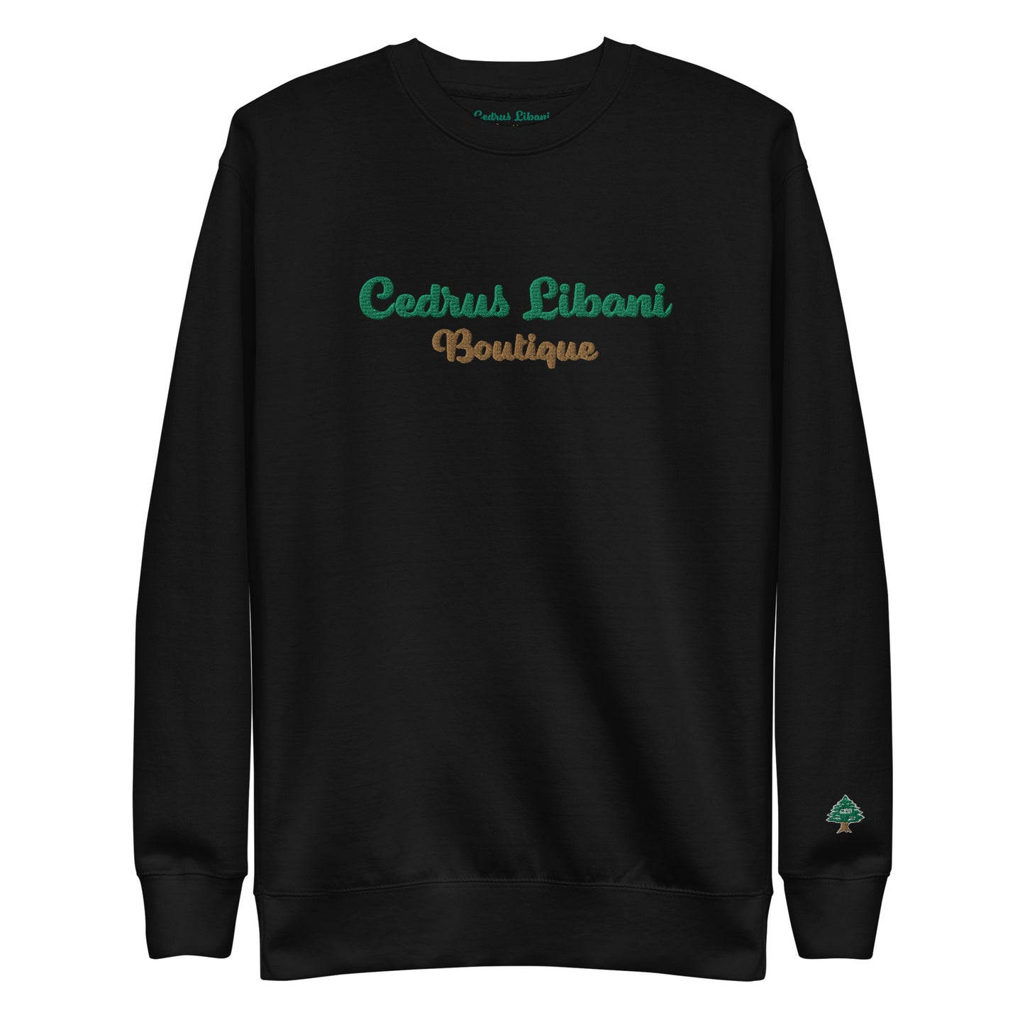 Script Embroidery Men's Sweatshirt