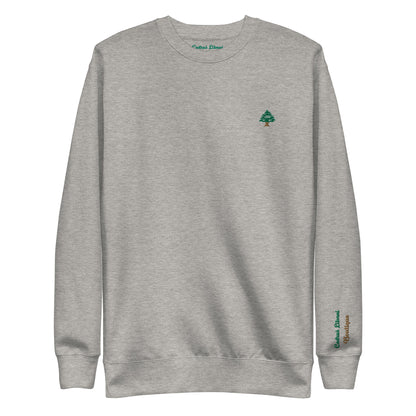 Cedar Embroidery Men's Sweatshirt