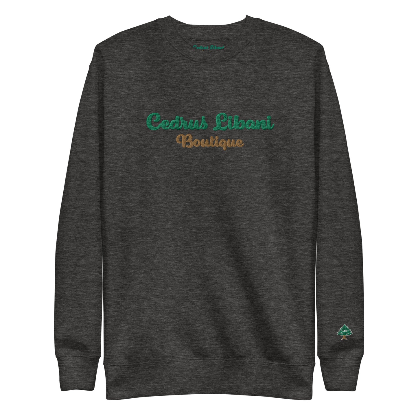 Script Embroidery Men's Sweatshirt