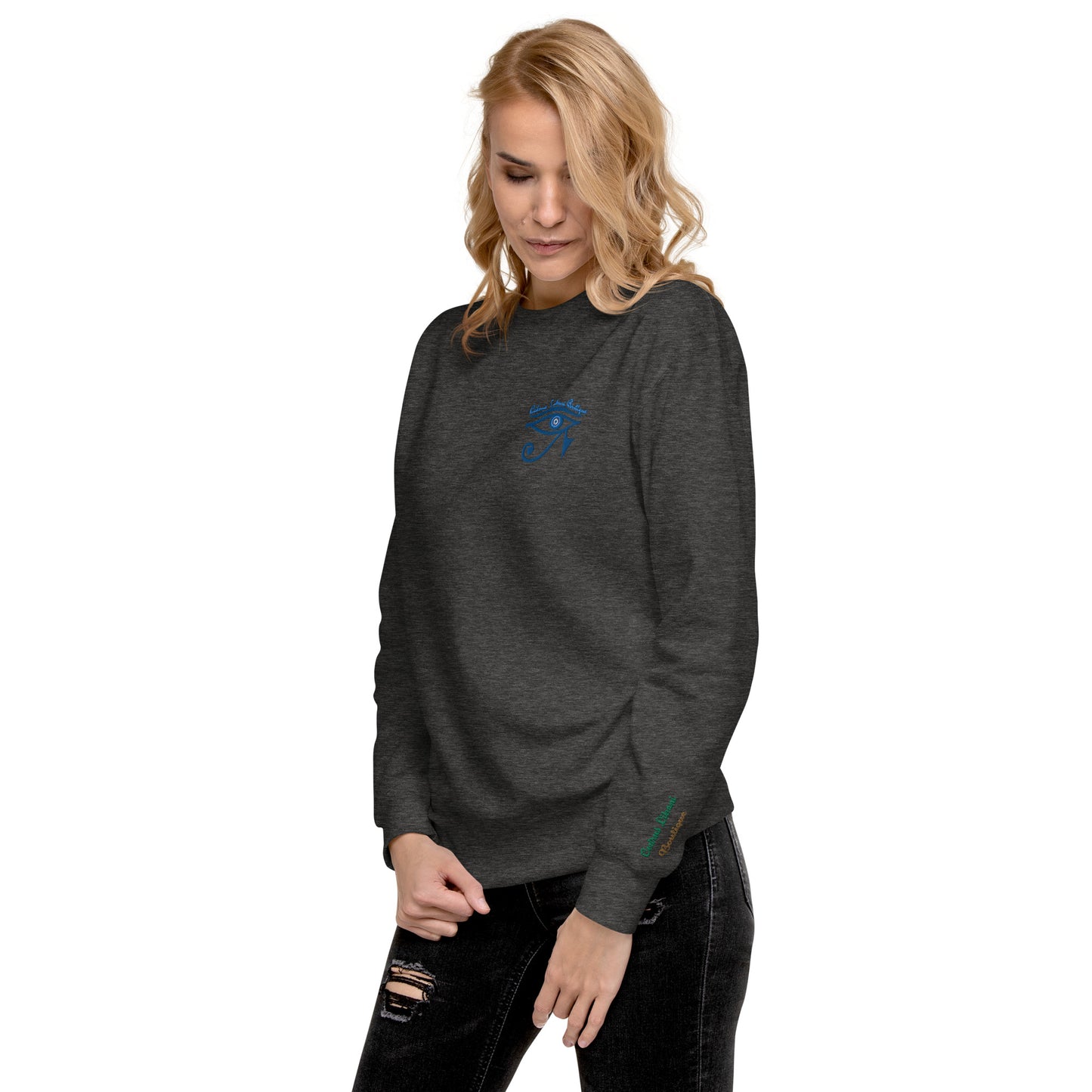 Horus Embroidery Women's Sweatshirt